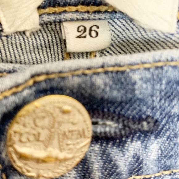 Mcguire Lido Step Fray High Rise Crop Jeans - Picture 7 of 10